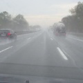 Autobahn im Regen