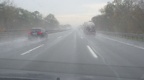 Autobahn im Regen